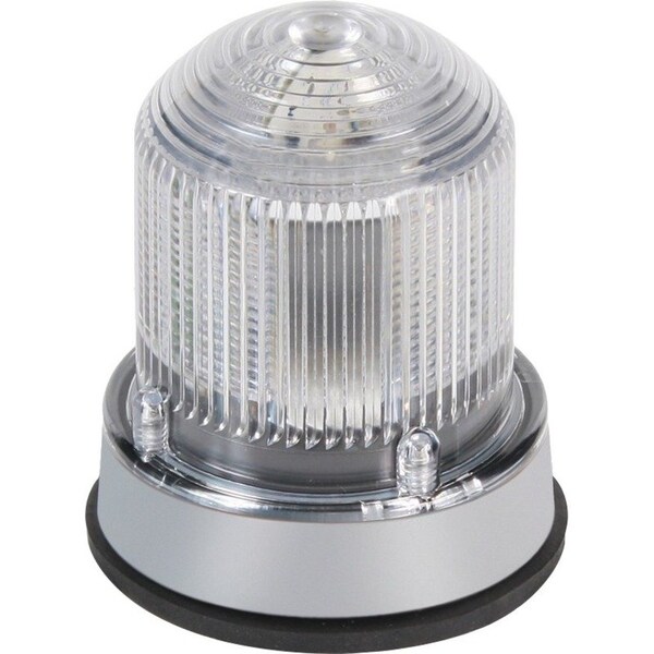 Edwards Signaling Warning Light, LED, 24VDC, White, 65 FPM - 125XBRMW24D