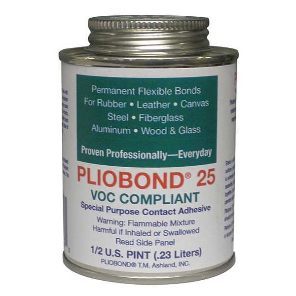 Pliobond Contact Cement, 25 Series, Tan, 0.5 pt, Can - PBC-25-LV