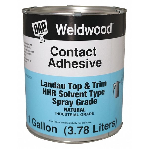 Dap Spray Adhesive, Weldwood Landau Top and Trim Series, Clear, 1 gal - 233