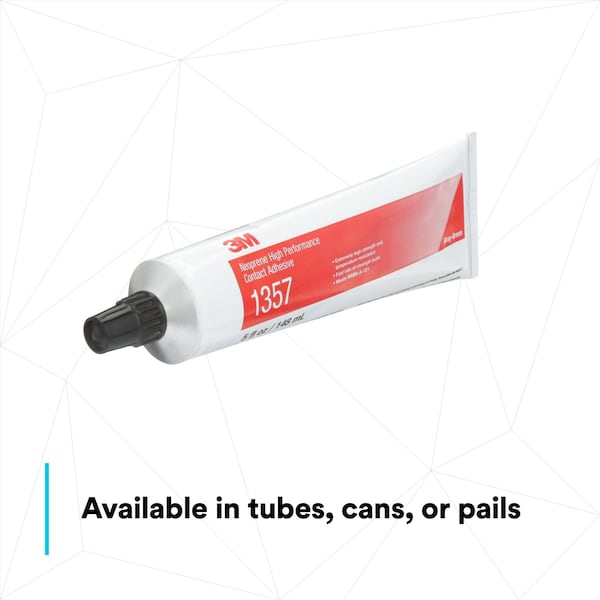 3M Contact Cement, 1357 Series, Green, 5 oz, Tube - 1357