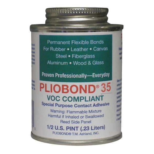 Pliobond Contact Cement, 35 Series, Tan, 0.5 pt, Can - PBC-35-LV
