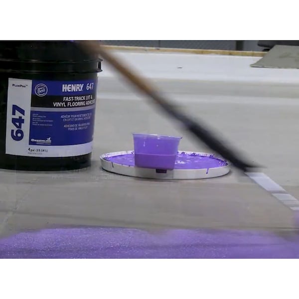 Henry Henry 647 PlumPro Fast-Track, Roll-Apply Vinyl Adhesive 1 GAL - 647 1 GAL