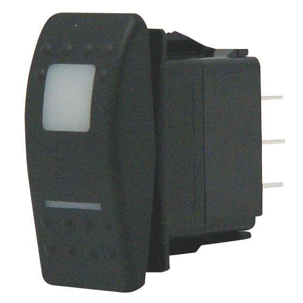 Interruptor Basculante Iluminado de Carling Technologies, DPDT, 7 Conexiones - VJD1D66B-AS000-000