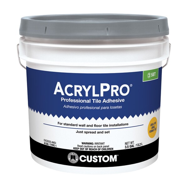 Custom Building Products Custom Building Products AcrylPro Ceramic Tile Adhesive 3.5 gal - ARL40003