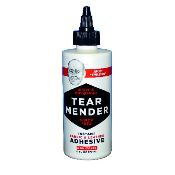 Tear Mender Tear Mender High Strength Liquid White Fabric & Leather Adhesive 6 oz - TG-6