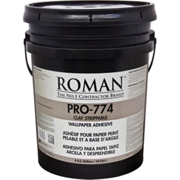 Roman Decorating Products Roman Decorating Products PRO-774 5 Gallon Clay Based Strippable Adhesive - 17104106057