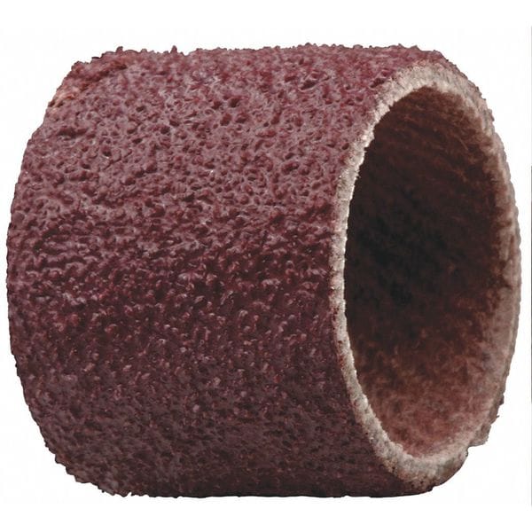 3M Sanding Belt, 1/2" W, 1/2" L, Closed Coat, Aluminum Oxide, P180 Grit, Brown - 7010326217