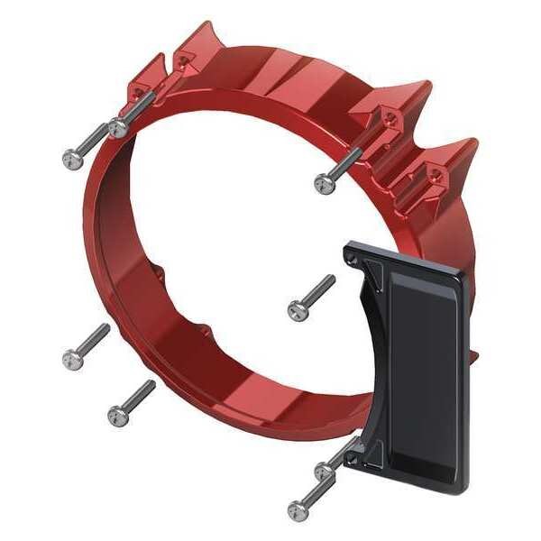 Federal Signal Indicator Kit, 5.22in W x 1.5in H, Red - G-KIT-RP-R