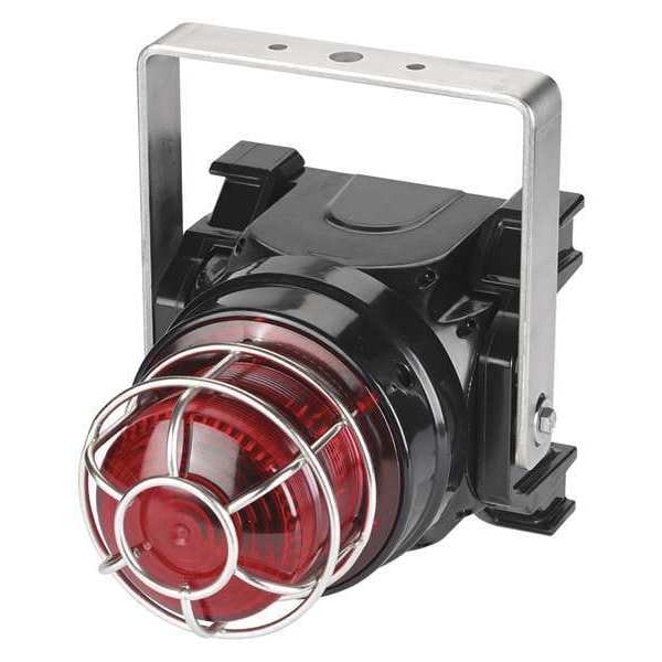 Federal Signal Strobe Light, Red, Xenon, 1.50A, Brckt Mnt - G-STR-024-T-R