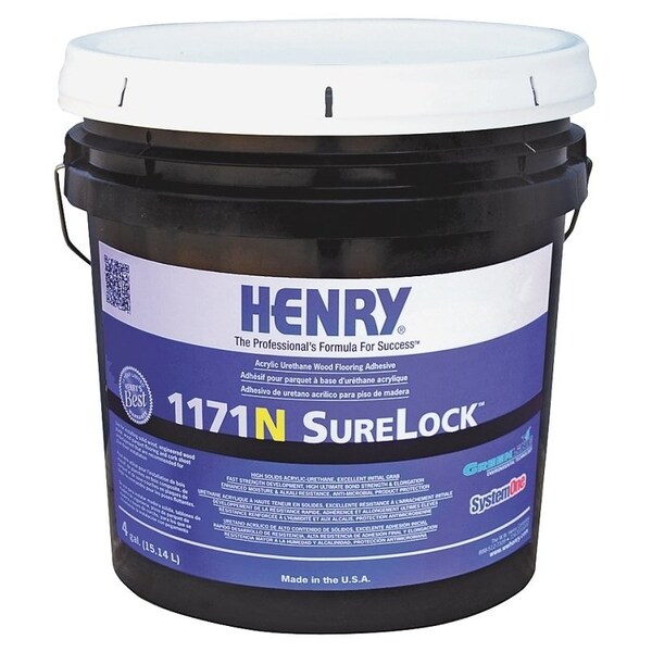 Henry SureLock Flooring Adhesive, Yellowish Beige, 4 gal Pail - 12236