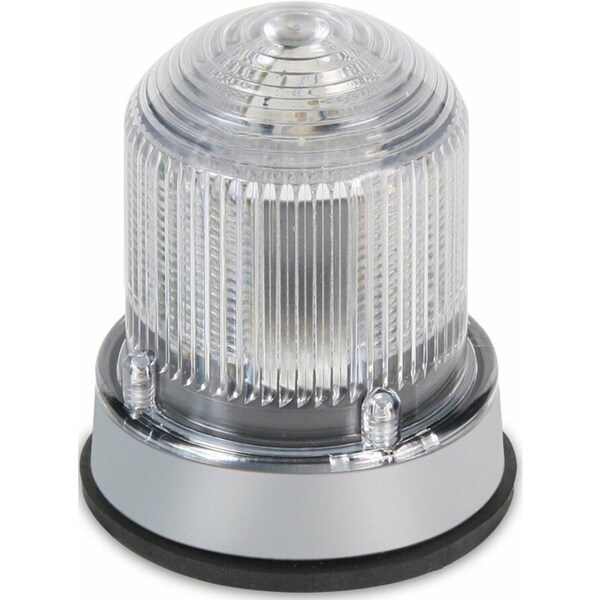 Edwards Signaling Warning Light, LED, 120VAC, White, 65 FPM - 125XBRMW120A