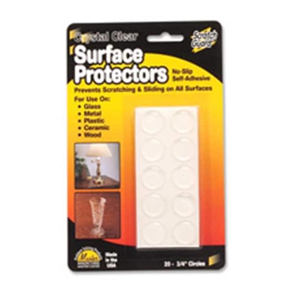 Master Caster Co Master Caster MAS88600 Surface Protectors; Self-Adhesive; No Slip; .75 in.; Clear - 88600