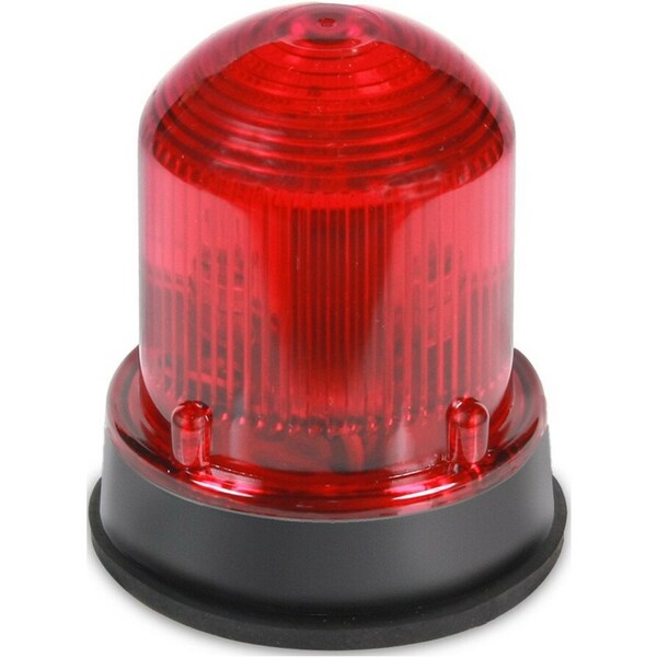 Edwards Signaling Warning Light, LED, 24VDC, Red, 65 FPM - 125XBRMR24DB