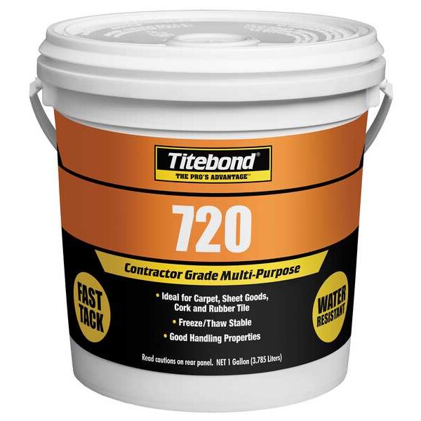 Titebond Single-use Tubes Instant Krazy Glue, 720 Series, Clear, 1 gal, Tube - 9206