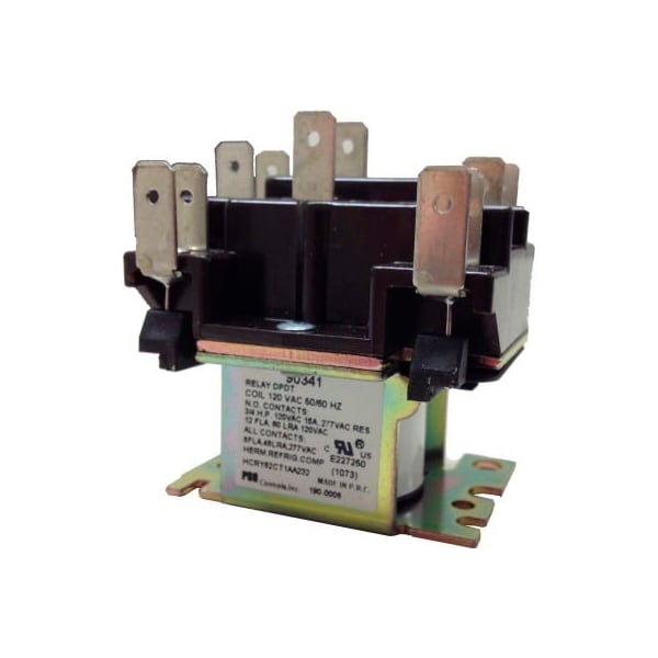 Productos de Refrigeración Internacional PSG 90341 Relé de Uso General DPDT 50/60 Hz Doble Polo Potencia-Bobina 120VAC - 90341