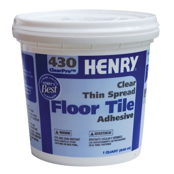 Henry Henry 430 ClearPro Floor Tile Adhesive 1 qt - 12097