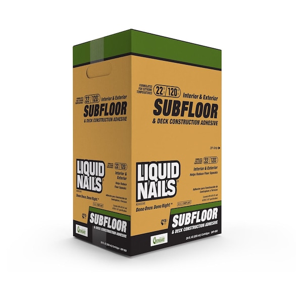 Liquid Nails Liquid Nails Subfloor & Deck Acrylic Latex Construction Adhesive 28 oz - LNP-902 28