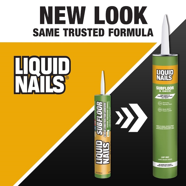 Liquid Nails Liquid Nails Subfloor & Deck Acrylic Latex Construction Adhesive 28 oz - LNP-902 28