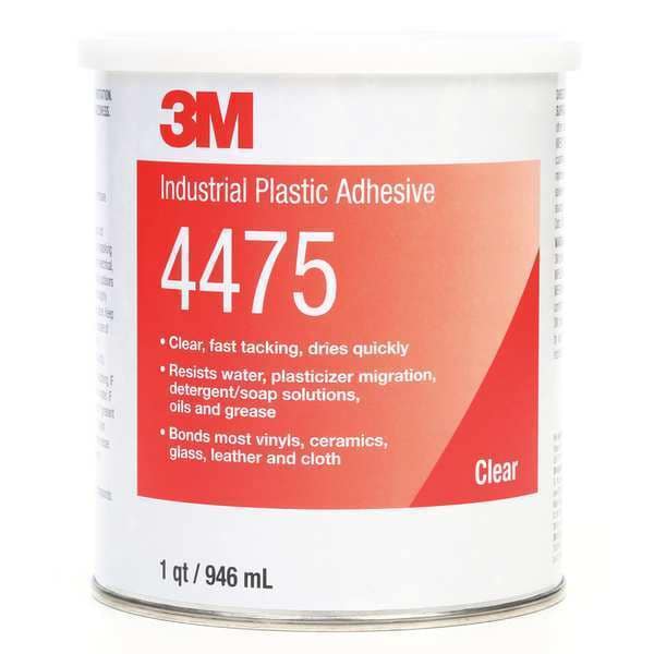 3M Epoxy Adhesive, 4475 Series, Amber, 1 qt, Dual-Cartridge - 4475