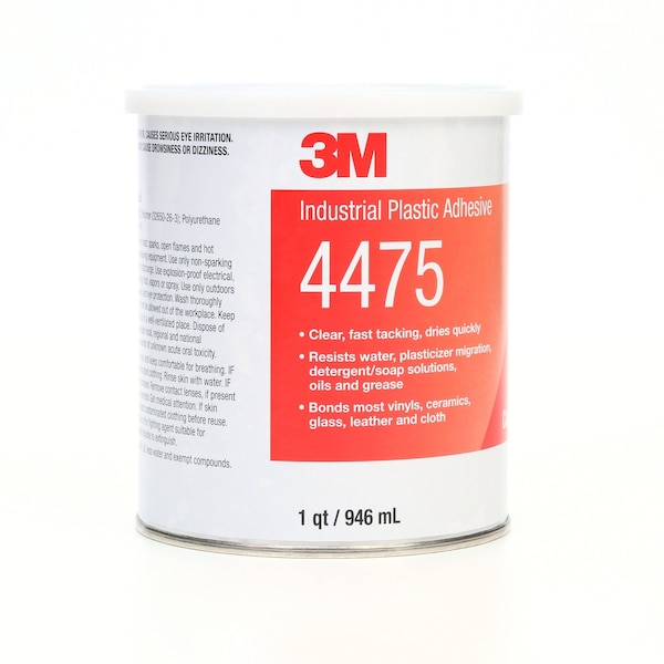 3M Epoxy Adhesive, 4475 Series, Amber, 1 qt, Dual-Cartridge - 4475