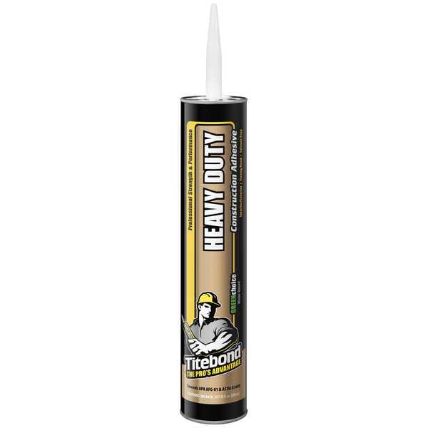 Titebond Construction Adhesive, GREENchoice Heavy Duty Series, Beige, 28 oz, Cartridge - 7472