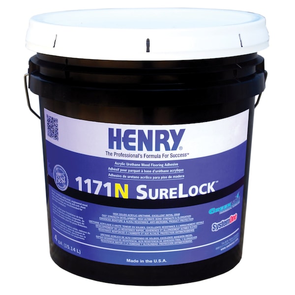 Henry Henry 1171N SureLock Wood Flooring Adhesive 4GAL - 1171N 4GAL