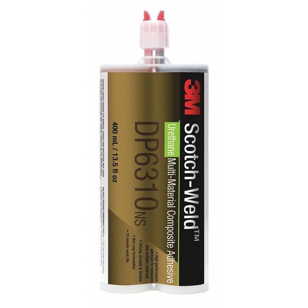 3M Epoxy Adhesive, DP6310NS Series, Clear, Dual-Cartridge - DP6310NS