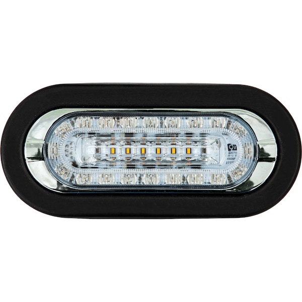 Buyers Products Combination 6 Inch LED Amber Marker Light with Amber Strobe Light - 5626026