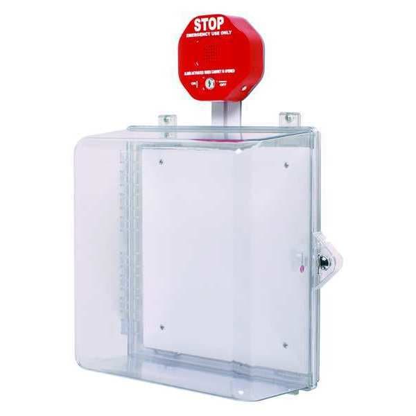 Safety Technology International Protective Cabinet With Stop Sign Alarm - STI-7533
