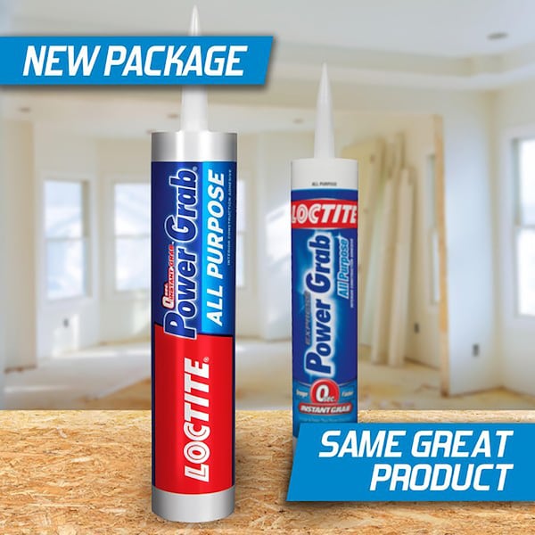 Loctite Power Grab Loctite Power Grab All Purpose Synthetic Latex All Purpose Construction Adhesive 9 oz - 2022554