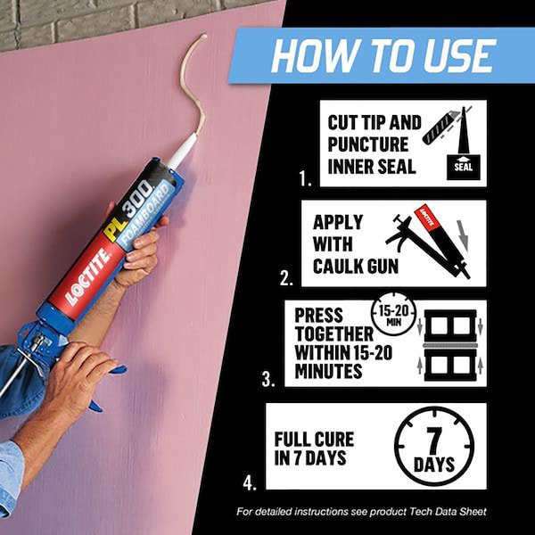 Loctite Loctite PL 300 Foamboard Acrylic Latex Construction Adhesive 28 oz - 1421930