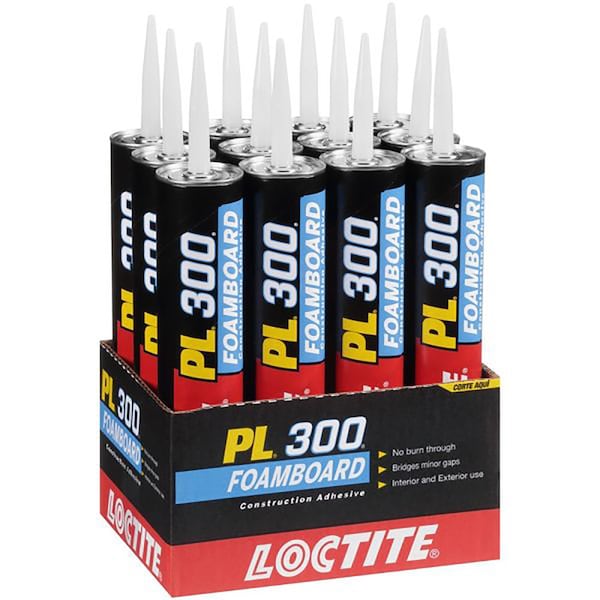 Loctite Loctite PL 300 Foamboard Acrylic Latex Construction Adhesive 28 oz - 1421930
