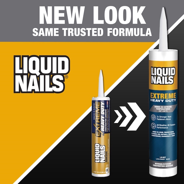 Liquid Nails Liquid Nails Extreme Heavy Duty Acrylic Latex Construction Adhesive 10 oz - LN-907