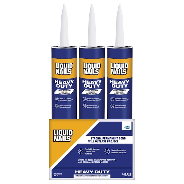 Liquid Nails Liquid Nails Heavy Duty Acrylic Latex Construction Adhesive 28 oz - LNP-903 28