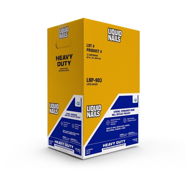 Liquid Nails Liquid Nails Heavy Duty Acrylic Latex Construction Adhesive 28 oz - LNP-903 28