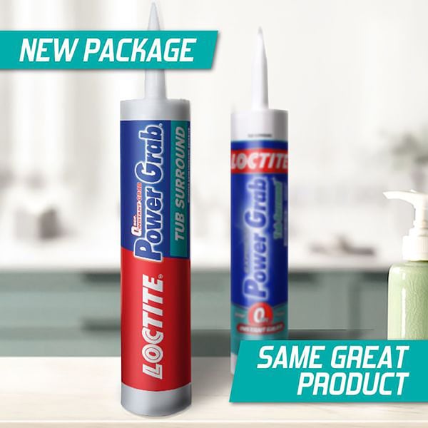 Loctite Loctite Power Grab Tub Surrounds Synthetic Latex Construction Adhesive 10 oz - 2546759