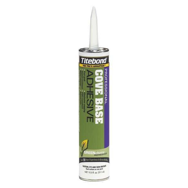 Titebond Construction Adhesive, Cove Base Plus Series, Beige, 10.5 oz, Cartridge - 3401