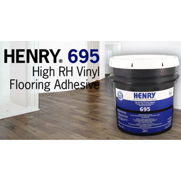 Henry Henry 695  High RH Vinyl Flooring Adhesive 1 Gallon - 695 1 GALLON