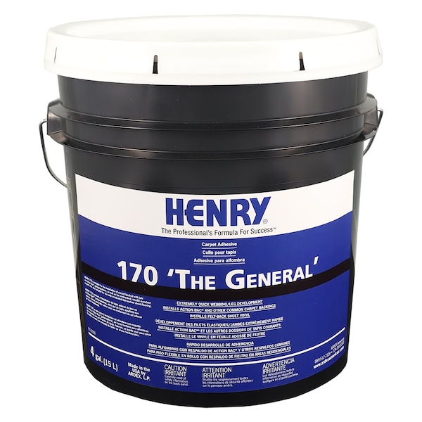 Henry Henry 170 'The General' Carpet Adhesive 4 GAL - 170 4 GAL