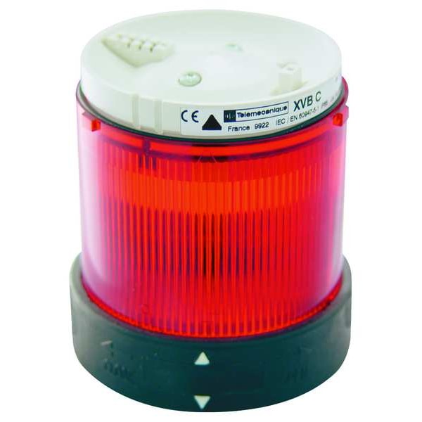 Schneider Electric Tower Light, Flashing, 120V, 70mm, Rd - XVBC8G4