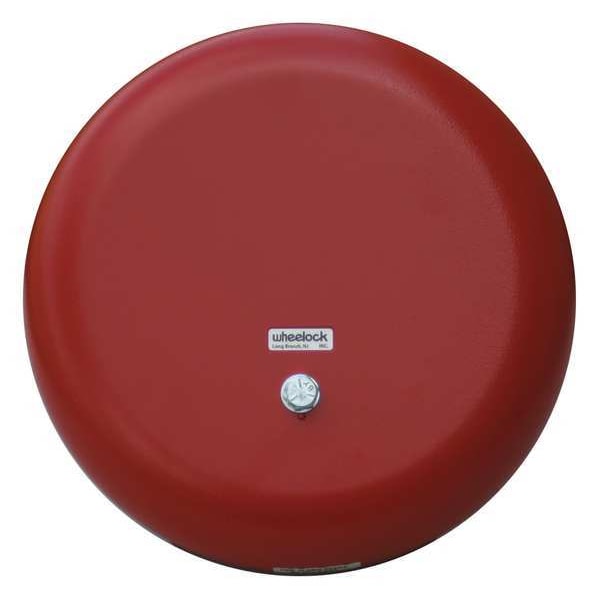Wheelock Bell, 115VAC, Red, 6 in. H - CN121063
