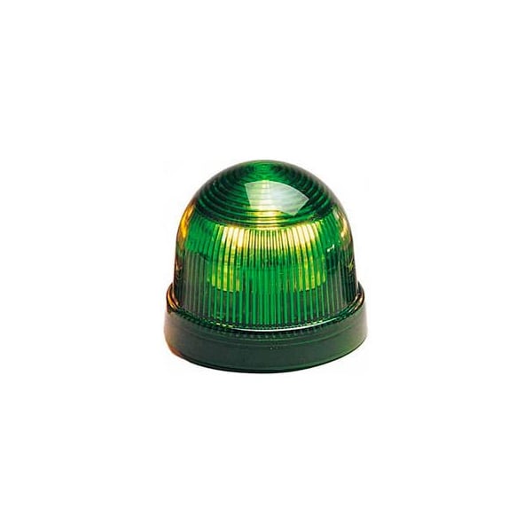 Federal Signal StreamLine Low Profile LED Light, 90-240VAC, Green, 4 Flash Patterns - LP22LED-090-240G