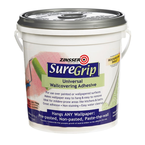 Zinsser Zinsser SureGrip High Strength Glue Clear Wallcovering Adhesive 1 gal - 2872