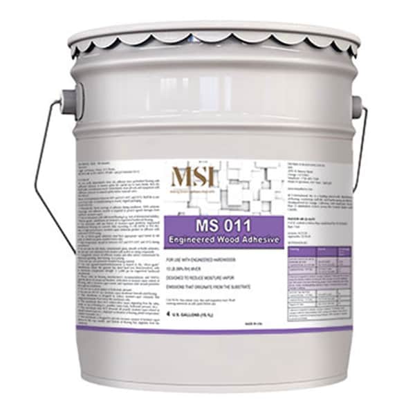 Msi Luxury Vinyl Wood Adhesive, White, 12 in. x 12 in. - ZOR-AD-0102
