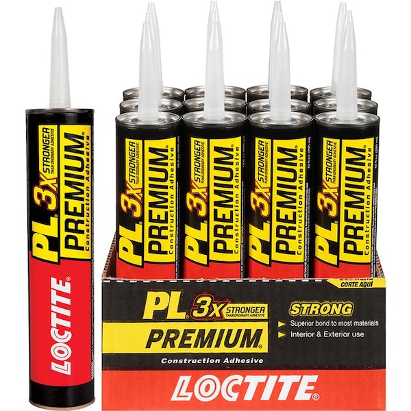 Osi 10 Oz Premium 3X Multi-Purpose Polyurethane Construction Adhesv - 1390595