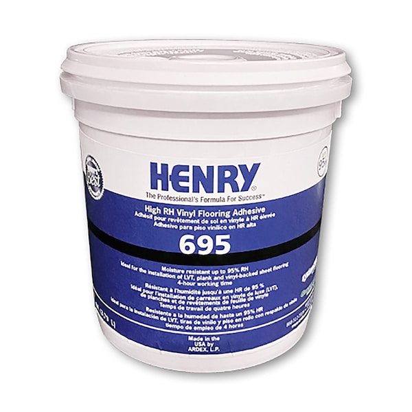 Ww Henry Henry 695 Vinyl Flooring Adhesive 1 gal - 32079