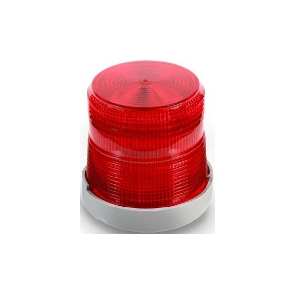 Edwards Signaling Visual Signal Light, Multi-Status, Red - 48XBRMR24D