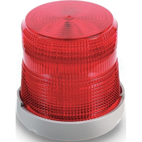 Edwards Signaling Visual Signal Light, Multi-Status, Red - 48XBRMR24D
