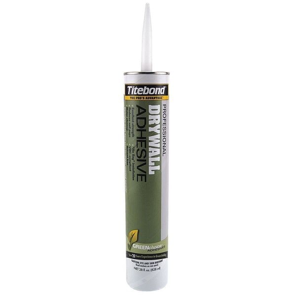 Titebond Construction Adhesive, Clear, 28 oz, Dual-Cartridge - 7292