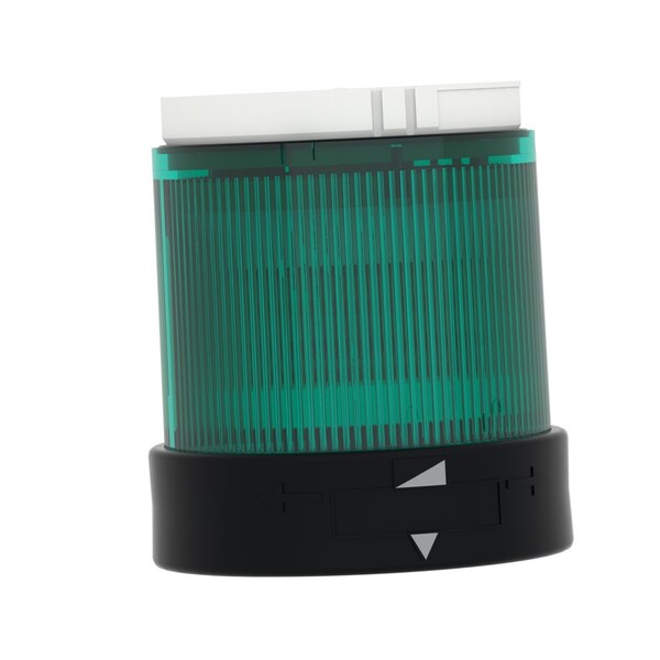 Schneider Electric Indicator bank, Harmony XVB, illuminated unit, plastic, green, 70mm, steady, integral LED, 24V AC/DC - XVBC2B3